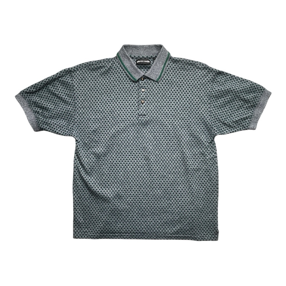 Pierre Cardin Polo, Gray, Size Large